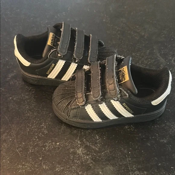 adidas gazelle silver green womens Vintage Adidas Velcro Sneakers US 7 – dla dushy main image 0